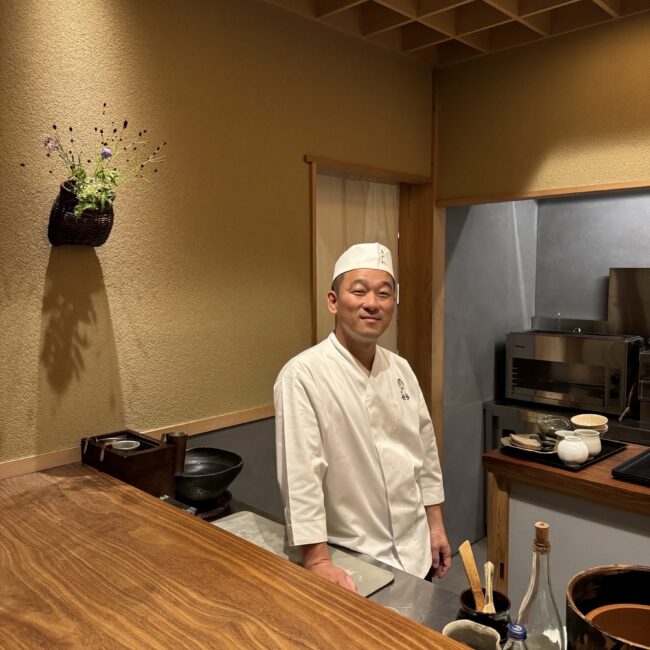 おが和 小川洋輔氏のお料理教室