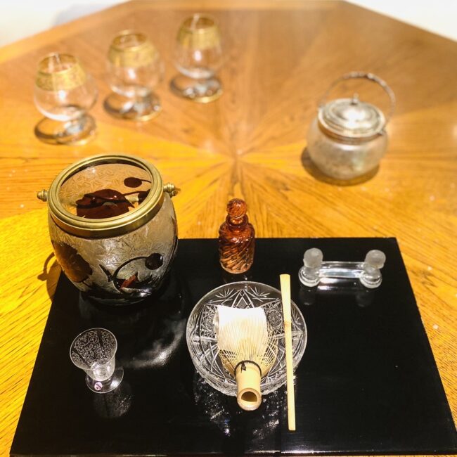 Loto Teaceremony feat, Baccarat  井村美術館